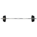 Everfit 38kg Barbell Set Weight Plates Bar Lifting Bench 168cm - RnR Galore