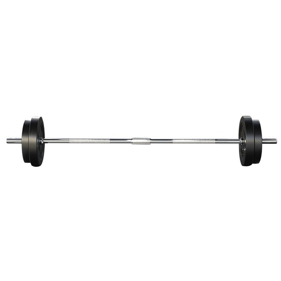 Everfit 38kg Barbell Set Weight Plates Bar Lifting Bench 168cm - RnR Galore