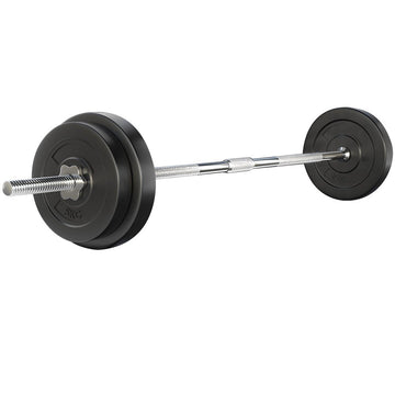 Everfit 38kg Barbell Set Weight Plates Bar Lifting Bench 168cm - RnR Galore