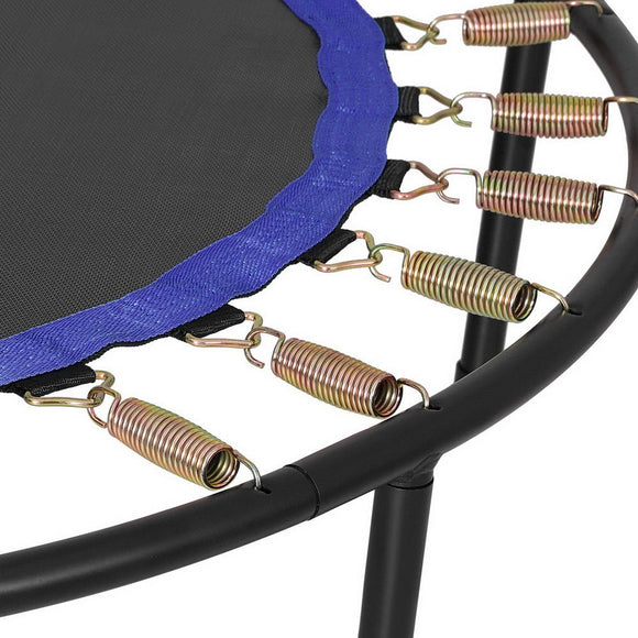 Everfit 48inch Round Fitness Trampoline Rebounder Adjustable Handrail Blue - RnR Galore