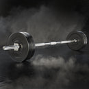 Everfit 48kg Barbell Set Weight Plates Bar Lifting Bench 168cm - RnR Galore
