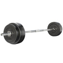 Everfit 58kg Barbell Set Weight Plates Bar Lifting Bench 168cm - RnR Galore