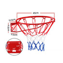Everfit Basketball Ring Hoop Rim Goal Net 45CM - RnR Galore