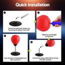Everfit Desktop Punching Boxing Bag Stand Set with Pump Swivel Speed Balls - RnR Galore