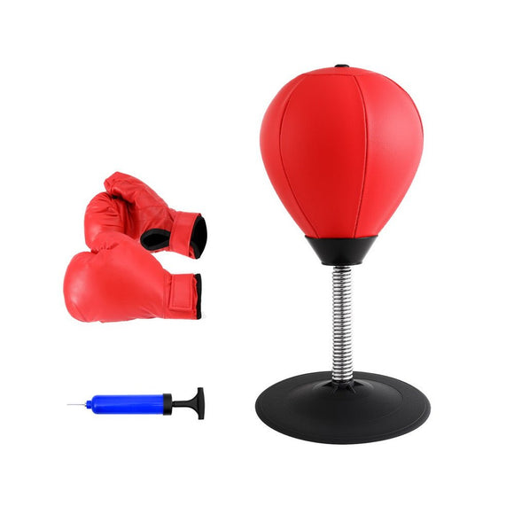 Everfit Desktop Punching Boxing Bag Stand Set with Pump Swivel Speed Balls - RnR Galore