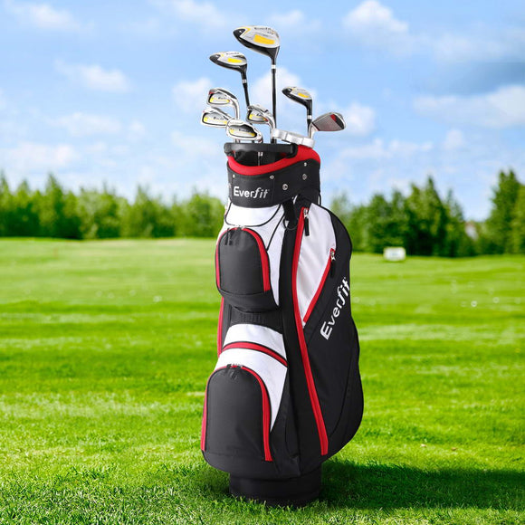Everfit Golf Clubs Set Men Right Handed Golf Wedges Alloy Driver Golf Stand Bag - RnR Galore