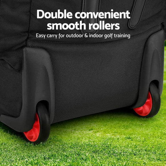 Everfit Golf Travel Bags for Airlines with Wheels Golf Clubs Hard Case Foldable - RnR Galore