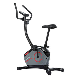 Everfit Magnetic Exercise Bike 8 Levels Upright Bike Fitness Home Gym Cardio - RnR Galore