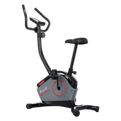 Everfit Magnetic Exercise Bike 8 Levels Upright Bike Fitness Home Gym Cardio - RnR Galore