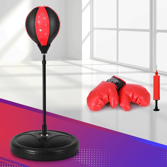 Everfit Punching Boxing Bag Stand Set Gloves with Pump Height Adjustable - RnR Galore