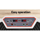 Everfit Vibration Machine Platform Vibrator Resistance Rope Home Fitness White - RnR Galore