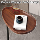 Fashion Snack Side Table C Shaped End Table for Sofa Couch Bed Small Living Room - RnR Galore