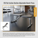 FID Flat Incline Decline Adjustable Bench Press - RnR Galore