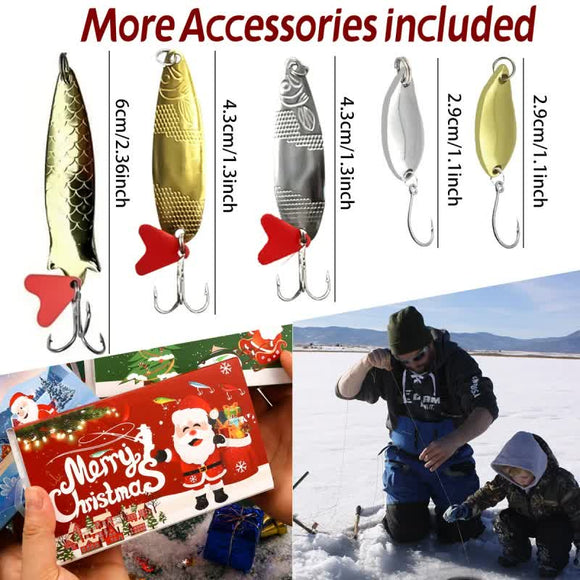 Fishing Lures Tackle Set for Fisher Men, Father, Granpa, Boys - 2025 Christmas Surprise Gift 78pcs - RnR Galore