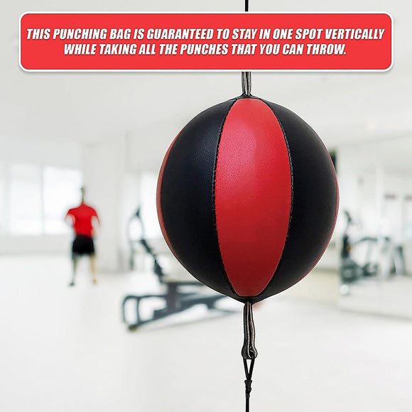 Floor to Ceiling Ball Boxing Punching Bag – Speed Reaction Training Equipment - RnR Galore