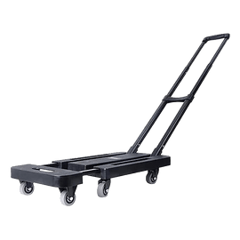 Foldable Hand Flatbed Trolley Cart 6 x 360 Degree Rotating Wheels with Maximum Load 200Kg - RnR Galore