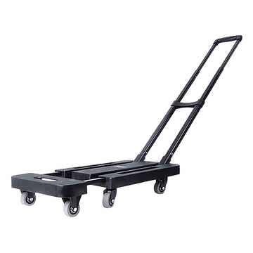 Foldable Hand Flatbed Trolley Cart 6 x 360 Degree Rotating Wheels with Maximum Load 200Kg - RnR Galore