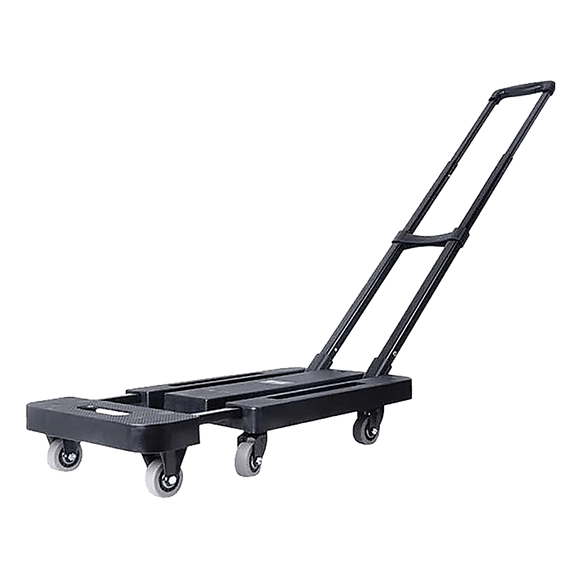 Foldable Hand Flatbed Trolley Cart 6 x 360 Degree Rotating Wheels with Maximum Load 200Kg - RnR Galore