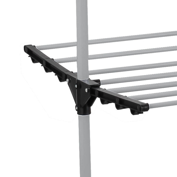 Folding 3 Tier Clothes Laundry Drying Rack with Stainless Steel Tubes for Indoor & Outdoor Home - RnR Galore