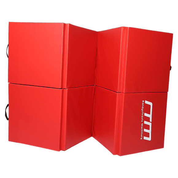 Folding Red Exercise Mat – Gymnastics, Martial Arts, Yoga, Karate & Judo Training - RnR Galore
