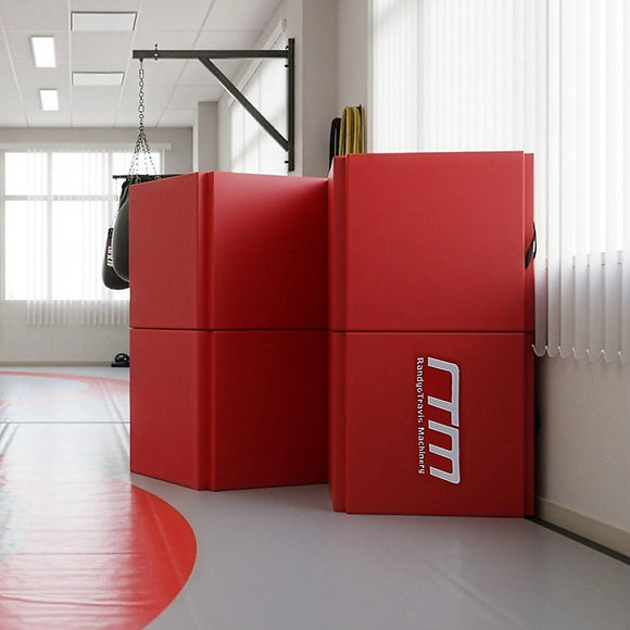 Folding Red Exercise Mat – Gymnastics, Martial Arts, Yoga, Karate & Judo Training - RnR Galore