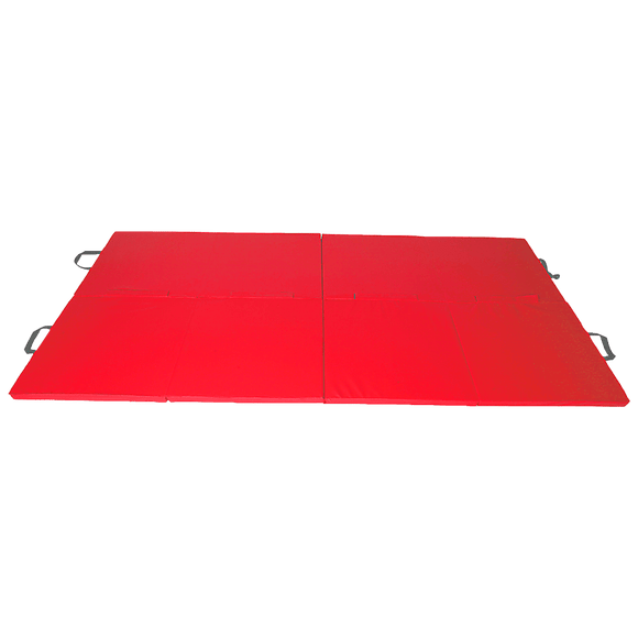 Folding Red Exercise Mat – Gymnastics, Martial Arts, Yoga, Karate & Judo Training - RnR Galore