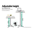 Gardeon 3 - Piece Outdoor Bar Set Bistro Table Stools Adjustable Square Cafe - RnR Galore