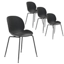 Gardeon 4PC Outdoor Dining Chairs Lounge Chair Patio Garden Furniture Black - RnR Galore