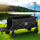 Gardeon Garden Cart with Opening Rear Black - RnR Galore