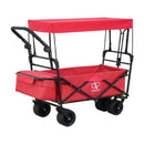 Gardeon Garden Cart with Removable Canopy Red - RnR Galore