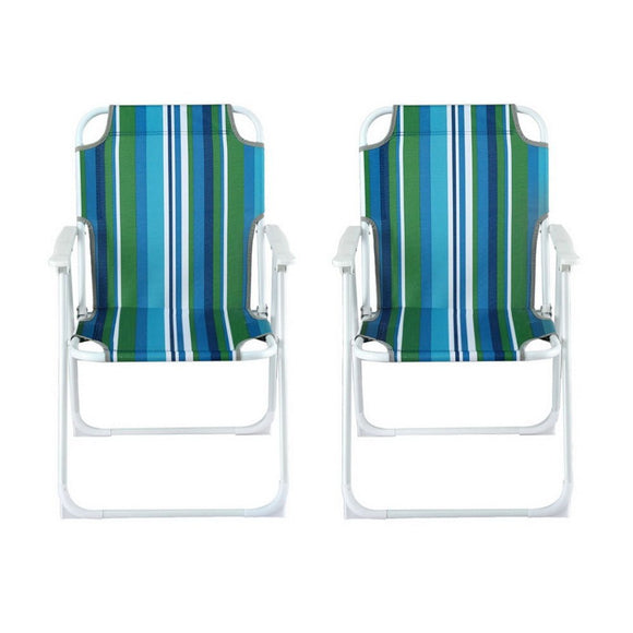 Gardeon Outdoor Chairs Folding Camping Chair Steel Portable Patio Furniture - RnR Galore