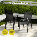 Gardeon Outdoor Dining Set Table and Chairs Patio Garden Furniture Bistro Set - RnR Galore