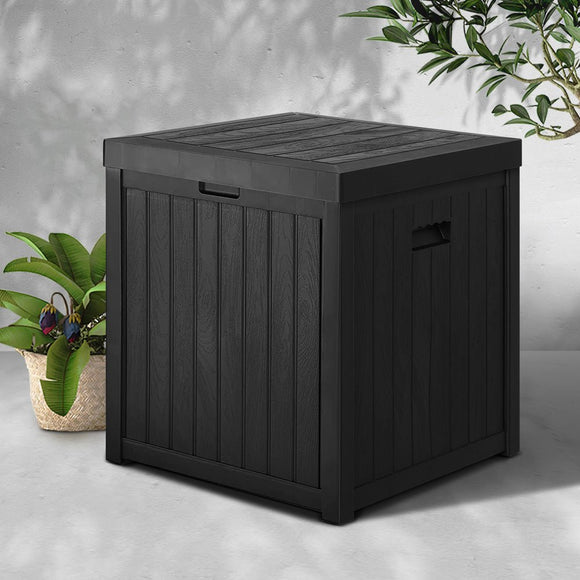 Gardeon Outdoor Storage Box 195L Bench Seat Garden Deck Toy Tool Sheds - RnR Galore