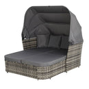 Gardeon Outdoor Sun Lounge Setting Patio Furniture Wicker Sofa Garden Day Bed - RnR Galore