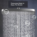 Geobella S31 Luxury Shower System Hot Cold Mixer Shower Set Bathroom Thermostatic SPA Rainfall Bath Tap Bathtub Wall Mount LED Digital Faucet - RnR Galore