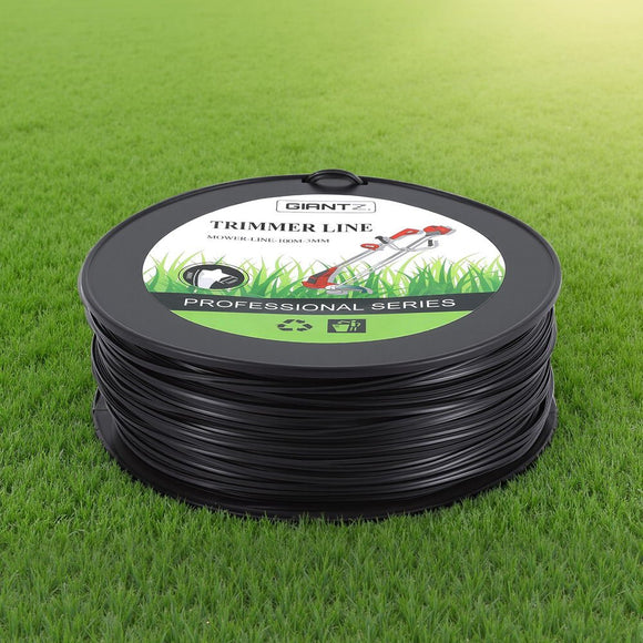 Giantz 100M Whipper Snipper Trimmer Line 3.0mm Star Nylon String Cord Black - RnR Galore