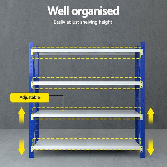Giantz 2Mx2M Warehouse Shelving Garage Rack - RnR Galore