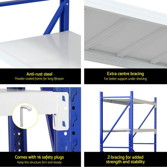 Giantz 2Mx2M Warehouse Shelving Garage Rack - RnR Galore