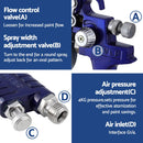 Giantz 2PC HVLP Spray Gun Paint Gun Gravity Feed 0.8mm 1.4,mm Nozzles Included - RnR Galore