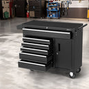 Giantz 6 Drawer Tool Box Chest Cabinet Toolbox Storage Garage Organiser Wheels - RnR Galore