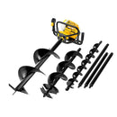 Giantz 82CC Post Hole Digger Petrol Motor Drill Extension Auger Bits Kits - RnR Galore