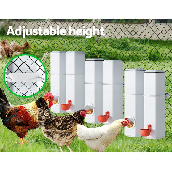 Giantz Chicken Feeder 4L Water Dispenser Automatic Waterer - RnR Galore