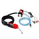 Giantz Fuel Transfer Pump Electric Diesel Kerosene Pump 12V DC 10GPM Nozzle Hose - RnR Galore