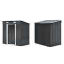 Giantz Garden Shed 1.94x1.21M w/Metal Base Sheds Outdoor Storage Tool Steel House Sliding Door - RnR Galore