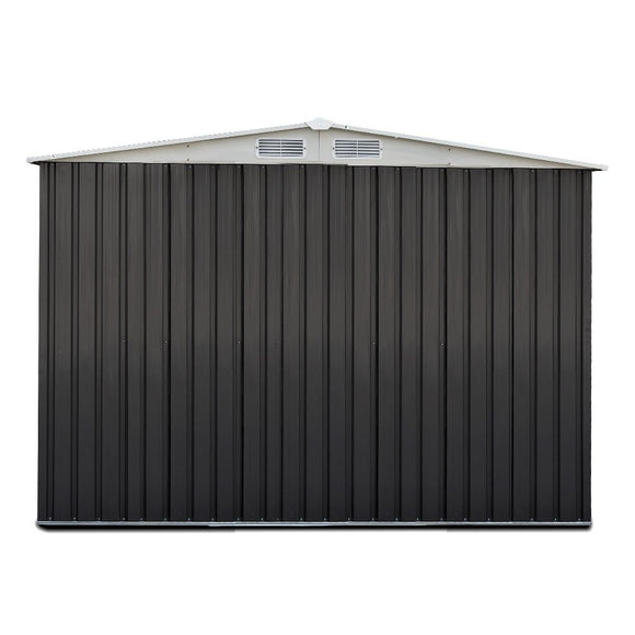 Giantz Garden Shed 2.58x2.07M w/Metal Base Sheds Outdoor Storage Double Door Tool - RnR Galore