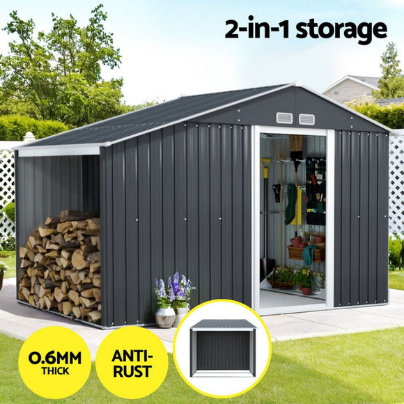 Giantz Garden Shed 3.22x1.96M Outdoor Storage Tool Workshop House Shelter - RnR Galore