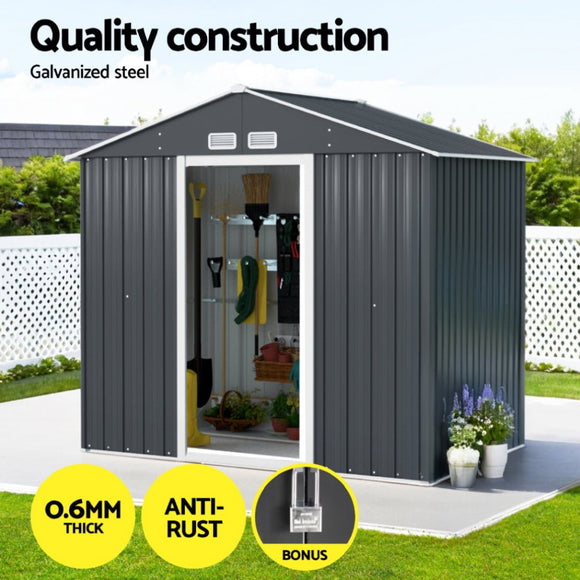 Giantz Garden Shed Outdoor Storage 2.15x1.3M Tool Workshop House Shelter Sliding Door - RnR Galore