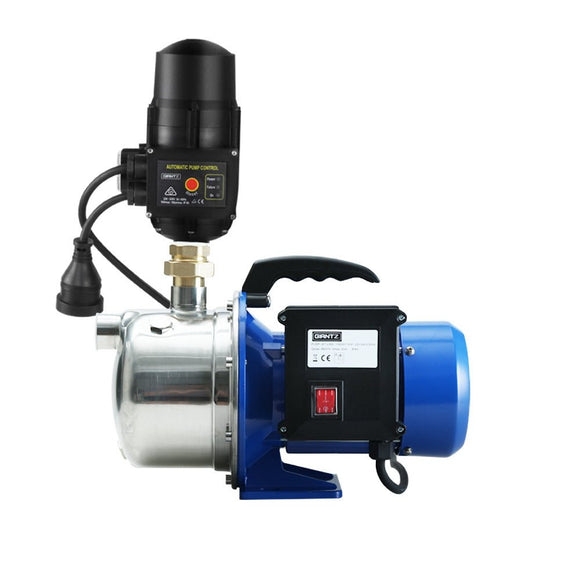 Giantz Garden Water Pump Jet High Pressure Stage Controller Garden Irrigation - RnR Galore