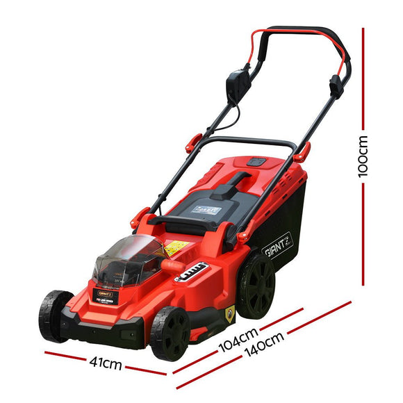 Giantz Lawn Mower 37cm Cutting Width Cordless 40V Electric Lawnmower - RnR Galore