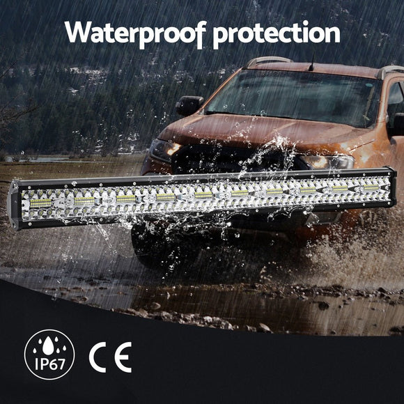 Giantz LED Driving Light 28 Inch Flood Spot Light Bar Driving Lamp Offroad Truck - RnR Galore